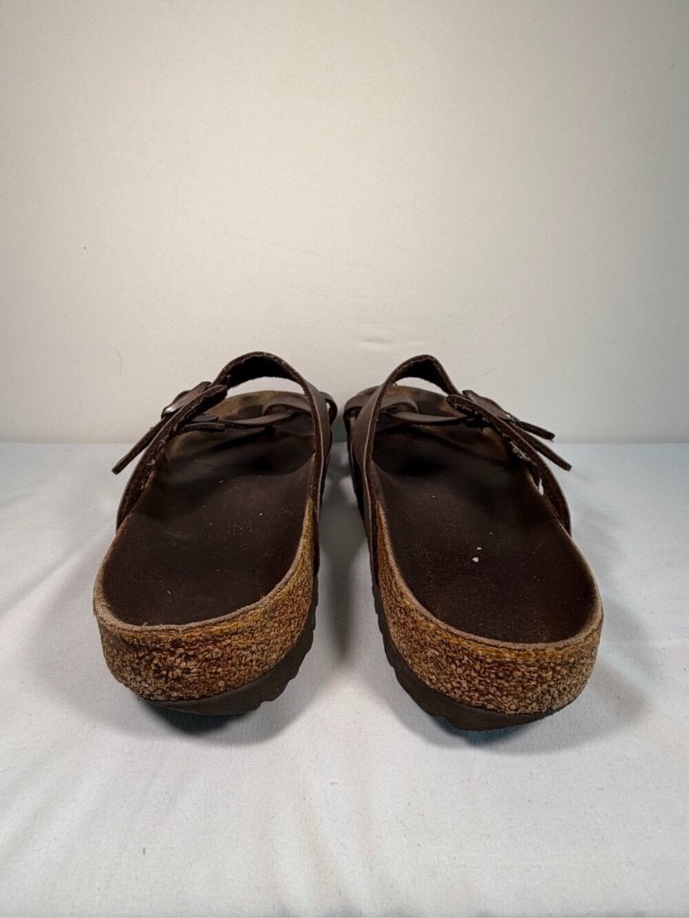 BIRKENSTOCK Mayari Leather Sandals Unisex Mocha Brown 41 - Picture 8 of 11